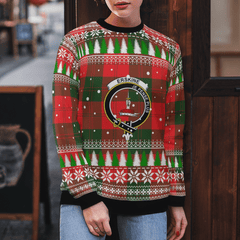 Clan Erskine Modern Crest Tartan Christmas Ugly Sweater JI23 Erskine Modern Crest Tartan Tartan Ugly Sweater