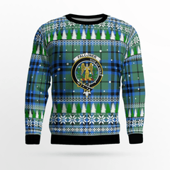 Clan Falconer Crest Tartan Christmas Ugly Sweater HR51 Falconer Crest Tartan Tartan Ugly Sweater