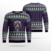 Clan Garden Crest Tartan Christmas Ugly Sweater JS58 Garden Crest Tartan Tartan Ugly Sweater