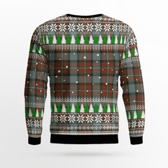 Clan Fergusson Weathered Crest Tartan Christmas Ugly Sweater DG63 Fergusson Weathered Crest Tartan Tartan Ugly Sweater