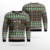 Clan Gordon Weathered Crest Tartan Christmas Ugly Sweater OD41 Gordon Weathered Crest Tartan Tartan Ugly Sweater