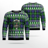 Clan Gordon Modern Crest Tartan Christmas Ugly Sweater PO54 Gordon Modern Crest Tartan Tartan Ugly Sweater