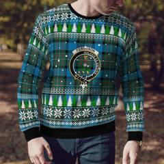 Clan Fergusson Ancient Crest Tartan Christmas Ugly Sweater SL41 Fergusson Ancient Crest Tartan Tartan Ugly Sweater