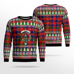 Clan Gow Modern Crest Tartan Christmas Ugly Sweater PU46 Gow Modern Crest Tartan Tartan Ugly Sweater