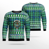 Clan Graham of Montrose Ancient Crest Tartan Christmas Ugly Sweater BK70 Graham of Montrose Ancient Crest Tartan Tartan Ugly Sweater