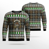 Clan Graham of Menteith Weathered Crest Tartan Christmas Ugly Sweater DM60 Graham of Menteith Weathered Crest Tartan Tartan Ugly Sweater