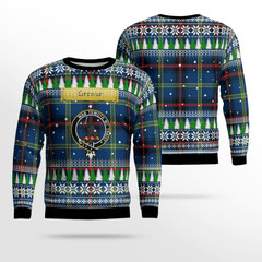 Clan Grewar Crest Tartan Christmas Ugly Sweater GH88 Grewar Crest Tartan Tartan Ugly Sweater