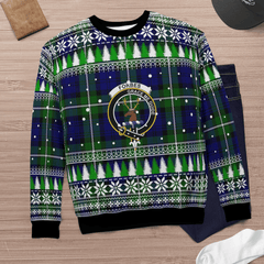 Clan Forbes Modern Crest Tartan Christmas Ugly Sweater FA87 Forbes Modern Crest Tartan Tartan Ugly Sweater