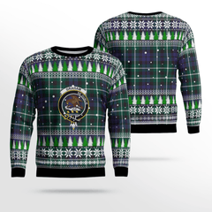 Clan Graham of Montrose Modern Crest Tartan Christmas Ugly Sweater GI81 Graham of Montrose Modern Crest Tartan Tartan Ugly Sweater