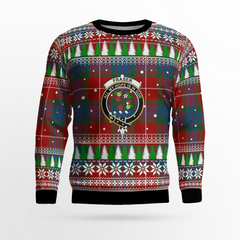 Clan Fraser Ancient Crest Tartan Christmas Ugly Sweater SJ91 Fraser Ancient Crest Tartan Tartan Ugly Sweater