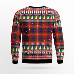 Clan Fraser Lovat Modern Crest Tartan Christmas Ugly Sweater DI30 Fraser Lovat Modern Crest Tartan Tartan Ugly Sweater