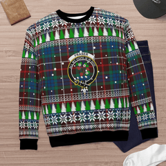 Clan Fraser Hunting Ancient Crest Tartan Christmas Ugly Sweater XW72 Fraser Hunting Ancient Crest Tartan Tartan Ugly Sweater