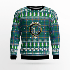 Clan Carmichael Ancient Crest Tartan Christmas Ugly Sweater CK13 Carmichael Ancient Crest Tartan Tartan Ugly Sweater