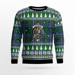 Clan Cockburn Ancient Crest Tartan Christmas Ugly Sweater HT82 Cockburn Ancient Crest Tartan Tartan Ugly Sweater