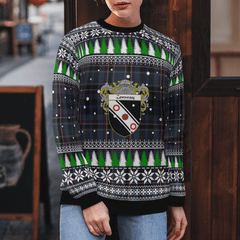 Clan Conway Crest Tartan Christmas Ugly Sweater ZX35 Conway Crest Tartan Tartan Ugly Sweater