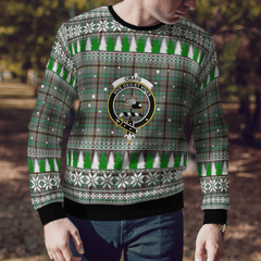 Clan Craig Crest Tartan Christmas Ugly Sweater LS68 Craig Crest Tartan Tartan Ugly Sweater