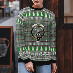 Clan Craig Crest Tartan Christmas Ugly Sweater LS68 Craig Crest Tartan Tartan Ugly Sweater