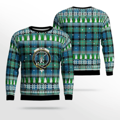 Clan Gunn Ancient Crest Tartan Christmas Ugly Sweater PE29 Gunn Ancient Crest Tartan Tartan Ugly Sweater