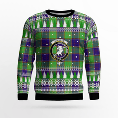 Clan Colville Crest Tartan Christmas Ugly Sweater SJ33 Colville Crest Tartan Tartan Ugly Sweater