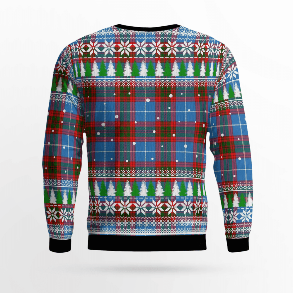 Clan Crichton District Crest Tartan Christmas Ugly Sweater LJ11 Crichton District Crest Tartan Tartan Ugly Sweater