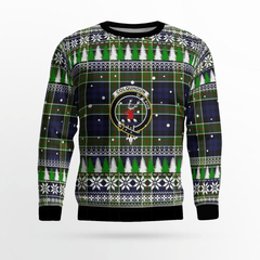 Clan Colquhoun Crest Tartan Christmas Ugly Sweater HK28 Colquhoun Crest Tartan Tartan Ugly Sweater