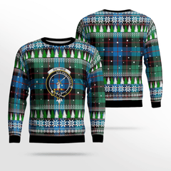 Clan Guthrie Ancient Crest Tartan Christmas Ugly Sweater MK40 Guthrie Ancient Crest Tartan Tartan Ugly Sweater