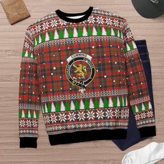 Clan Cumming Hunting Weathered Crest Tartan Christmas Ugly Sweater DV39 Cumming Hunting Weathered Crest Tartan Tartan Ugly Sweater