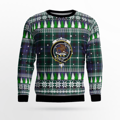 Clan Graham of Montrose Modern Crest Tartan Christmas Ugly Sweater GI81 Graham of Montrose Modern Crest Tartan Tartan Ugly Sweater