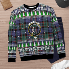 Clan Fletcher Modern Crest Tartan Christmas Ugly Sweater FD49 Fletcher Modern Crest Tartan Tartan Ugly Sweater