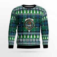 Clan Graham of Menteith Ancient Crest Tartan Christmas Ugly Sweater OR81 Graham of Menteith Ancient Crest Tartan Tartan Ugly Sweater