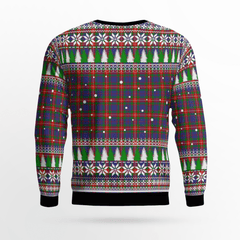 Clan Fraser of Lovat Crest Tartan Christmas Ugly Sweater AH85 Fraser of Lovat Crest Tartan Tartan Ugly Sweater