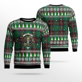 Clan Chisholm Hunting Ancient Crest Tartan Christmas Ugly Sweater GR44 Chisholm Hunting Ancient Crest Tartan Tartan Ugly Sweater