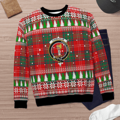 Clan Chisholm Modern Crest Tartan Christmas Ugly Sweater KJ85 Chisholm Modern Crest Tartan Tartan Ugly Sweater
