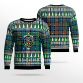 Clan Colquhoun Ancient Crest Tartan Christmas Ugly Sweater UZ70 Colquhoun Ancient Crest Tartan Tartan Ugly Sweater