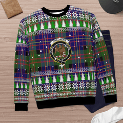 Clan Chalmer Crest Tartan Christmas Ugly Sweater QE12 Chalmer Crest Tartan Tartan Ugly Sweater