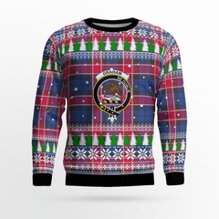 Clan Graham of Menteith Red Crest Tartan Christmas Ugly Sweater VQ97 Graham of Menteith Red Crest Tartan Tartan Ugly Sweater