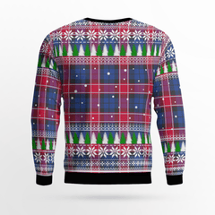 Clan Graham of Menteith Red Crest Tartan Christmas Ugly Sweater VQ97 Graham of Menteith Red Crest Tartan Tartan Ugly Sweater