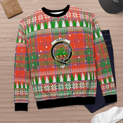 Clan Grant Ancient Crest Tartan Christmas Ugly Sweater YE77 Grant Ancient Crest Tartan Tartan Ugly Sweater