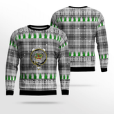 Clan Douglas Grey Modern Crest Tartan Christmas Ugly Sweater GC82 Douglas Grey Modern Crest Tartan Tartan Ugly Sweater