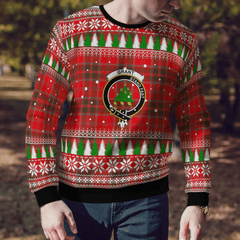 Clan Grant Weathered Crest Tartan Christmas Ugly Sweater GG19 Grant Weathered Crest Tartan Tartan Ugly Sweater