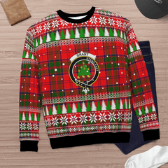 Clan Grant Modern Crest Tartan Christmas Ugly Sweater IW27 Grant Modern Crest Tartan Tartan Ugly Sweater