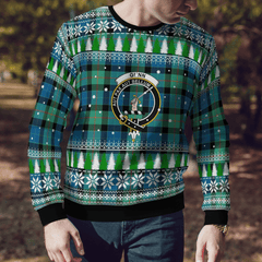 Clan Gunn Ancient Crest Tartan Christmas Ugly Sweater PE29 Gunn Ancient Crest Tartan Tartan Ugly Sweater