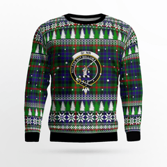 Clan Gunn Crest Tartan Christmas Ugly Sweater MO84 Gunn Crest Tartan Tartan Ugly Sweater