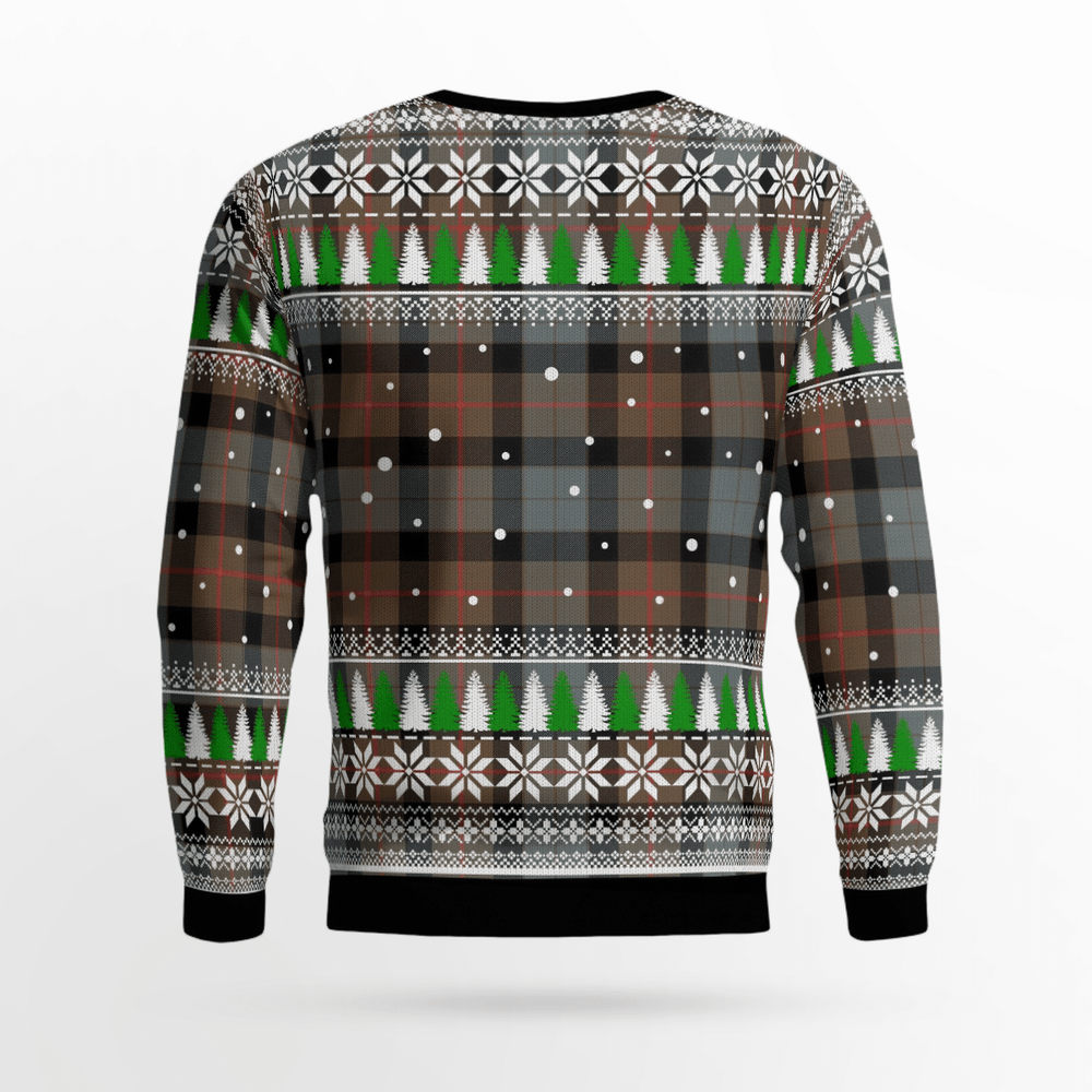 Clan Gunn Weathered Crest Tartan Christmas Ugly Sweater DI62 Gunn Weathered Crest Tartan Tartan Ugly Sweater