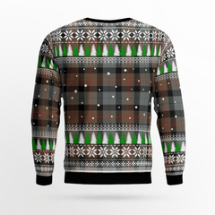 Clan Gunn Weathered Crest Tartan Christmas Ugly Sweater DI62 Gunn Weathered Crest Tartan Tartan Ugly Sweater