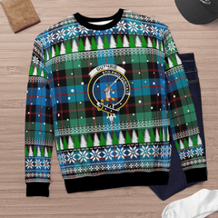 Clan Guthrie Ancient Crest Tartan Christmas Ugly Sweater MK40 Guthrie Ancient Crest Tartan Tartan Ugly Sweater