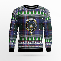 Clan Guthrie Modern Crest Tartan Christmas Ugly Sweater EU39 Guthrie Modern Crest Tartan Tartan Ugly Sweater