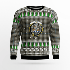 Clan Haig Check Crest Tartan Christmas Ugly Sweater PQ86 Haig Check Crest Tartan Tartan Ugly Sweater