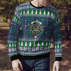 Clan Douglas Modern Crest Tartan Christmas Ugly Sweater XZ59 Douglas Modern Crest Tartan Tartan Ugly Sweater