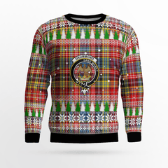 Clan Drummond of Strathallan Crest Tartan Christmas Ugly Sweater AH59 Drummond of Strathallan Crest Tartan Tartan Ugly Sweater